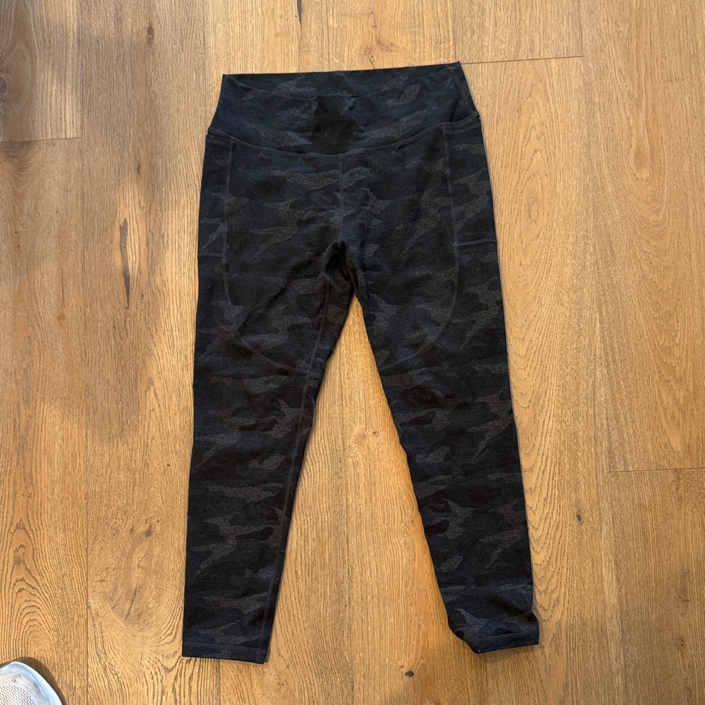 Women's Black Camouflage Leggings